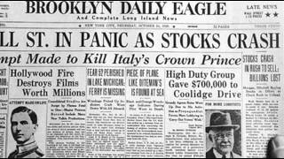 24th October 1929 Wall Street Crash begins on Black Thursday [upl. by Etnoj756]