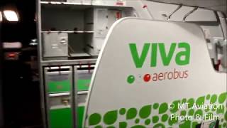 Viva Aerobus A320 cabin tour [upl. by Ecirtaemed]