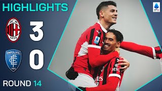 MILANEMPOLI 30  HIGHLIGHTS  Reijnders Hits Brace as Milan Cruise to Victory  Serie A 202425 [upl. by Ecikram724]