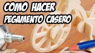 Como hacer pegamento casero  Engrudo [upl. by Enyledam]