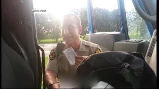 Truck Driver Turns the Tables on Illinois State Trooper [upl. by Morlee303]