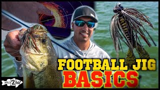 Football Jig Bass Fishing Basics  How and Where to Fish [upl. by Thirzia]