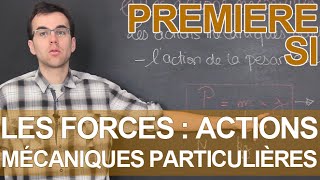 Les forces  actions mécaniques particulières  SI  1ère  Les Bons Profs [upl. by Chilton]