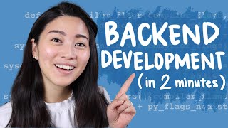 Backend Development explained in 2 minutes  Tech in 2 [upl. by Luciana25]