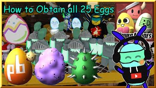 How to get ALL 25 EGGS in the Easter 2023 Event  Tower Heroes [upl. by Cynarra]