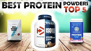 Top 5 BEST Protein Powders of 2024  STOP WASTING EFFORT [upl. by Taryne]