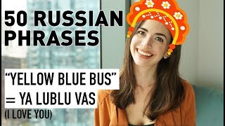 50 COMMON PHRASES IN RUSSIAN BASIC RUSSIAN [upl. by Croom280]