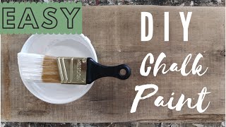 Create Your Own Chalk Paint Simple 3Ingredient Recipe [upl. by Christabel]