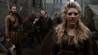 Vikings  Ragnar raids a small Village amp Church  Lagertha kills Knut 1x4 Full HD [upl. by Imre438]