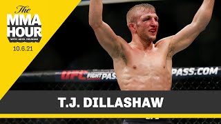 TJ Dillashaw Fought With ‘Straight Grit’ After Shredding Knee in Return  The MMA Hour [upl. by Dikmen73]