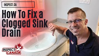 How to Fix a Slow Draining or Clogged Bathroom Sink [upl. by Phio]