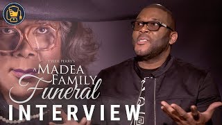 A Madea Family Funeral Exclusive Interview with Tyler Perry [upl. by Nahk155]