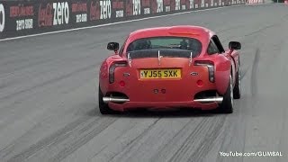 TVR Sagaris  Lovely Acceleration Sounds [upl. by Naujd]