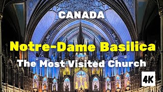 3 MustKnow Tips about Canadas Most Famous Church  4K NotreDame Basilica Tour [upl. by Nevins]