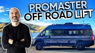 AWESOME Ram Promaster Van Conversion LIFT KIT 🚌 Winnebago Travato Gets 3 Inch Camper VAN LIFT [upl. by Oniuqa]