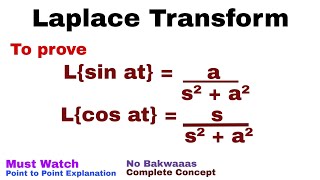 4 Laplace Transform  Formulae4 and 5  Proof  Must Watch [upl. by Kulseth]