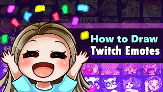 How to Draw Emotes for Twitch  inDepth Tutorial [upl. by Bradford894]