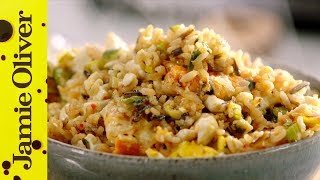 Jamies Quick amp Easy Egg Fried Rice  Jamie Oliver [upl. by Hluchy]