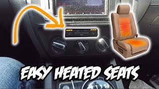 How To Install HEATED SEATS in ANY Car EASY [upl. by Goodrich814]