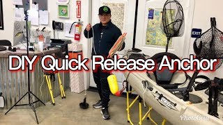 Rigging Tips Kayak Quick Release Anchor System [upl. by Oecam82]