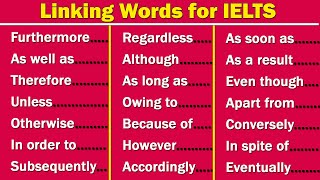 Linking Words for IELTS [upl. by Burhans856]