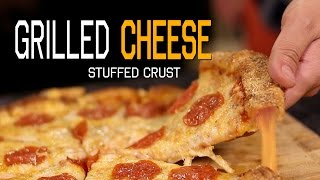 DIY Grilled Cheese Stuffed Crust Pizza [upl. by Kunin]