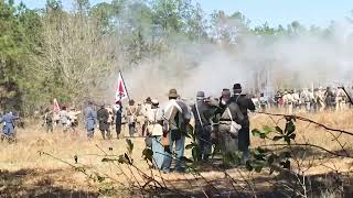 45th Reenactment of 158th Anniversary of the Battle of Olustee Florida 2022 CivilWarReenactment [upl. by Chesnut622]