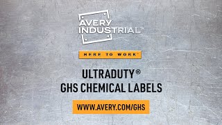 Avery UltraDuty GHS Chemical Labels [upl. by Tertias]