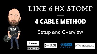 Line 6 HX Stomp  4 Cable Method Setup amp Overview [upl. by Enida]