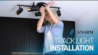 How to Install Track Lighting  Canarm [upl. by Saalocin]