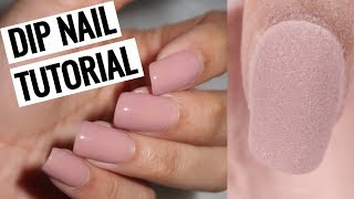 HOW TO DO DIP NAILS AT HOME  Revel Nail [upl. by Werdna380]