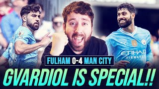 GVARDIOL IS SPECIAL FULHAM 04 MAN CITY [upl. by Ahsoyem232]