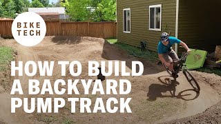 How to build a backyard pump track [upl. by Ivetts620]