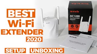 HOW TO SETUP Tenda A18 RANGE EXTENDER AC 1200 WIFI AT HOME [upl. by Gnok739]