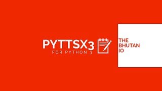 How to Install pyttsx 3 [upl. by Alexine796]