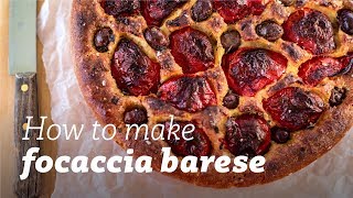 How to make the real quotFocaccia Baresequot [upl. by Chiarra505]