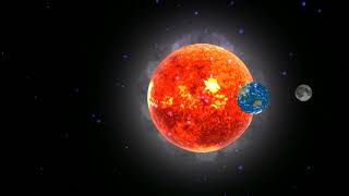 Sun Moon and Earth Animation By CD 1 [upl. by Keyek]