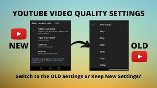 Youtube Video Quality Settings Explained  How to ChangeRemove Youtube New Video Quality Settings [upl. by Yoshi]