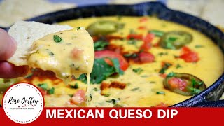 Queso Dip  How to make Mexican Cheese Dip  Queso Recipe [upl. by Nodnrb]