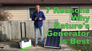 Natures Generator Portable 1800Watt Solar Generator Overview [upl. by Natividad878]