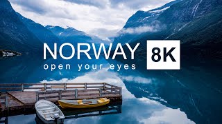 Norway in 8K ULTRA HD HDR  Most peaceful Country in the World 60 FPS [upl. by Seibold401]