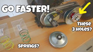 Torque converter adjustments to go faster [upl. by Enihsnus]