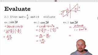 Double and Half Angle Formulas  Analytic Trig  PreCalculus [upl. by Martres]