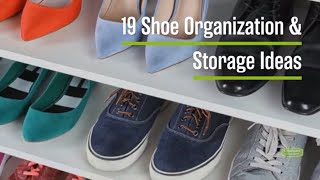 19 Shoe Storage amp Organization Ideas [upl. by Nagol]