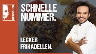 Schnelles Frikadellen Rezept von Steffen Henssler [upl. by Hebrew999]