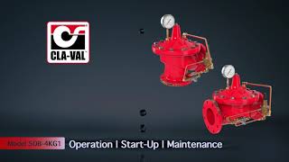 Cla Val 50B 4KG1 Fire Protection Pressure Relief Valve IOM [upl. by Baiss]