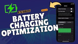 How to Enable Optimized Battery Charging on iPhone 16 [upl. by Afatsuom]