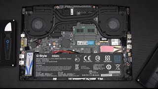 Gigabyte Aero 15 XC 2021 Teardown and NVMe Upgrade Tutorial [upl. by Goss482]