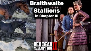 Get a Braithwaite Stallion in Chapter 3Turkoman Black or White Arabian  a 2021 Guide  Red Dead 2 [upl. by Thomas]