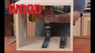 How to Install Drawer Slides in Cabinets  WOOD magazine [upl. by Ecirtaemed221]